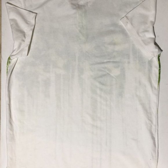 BNWT Just Cavalli Beach White & Green Polo T Shirt in size XL - Picture 3 of 4